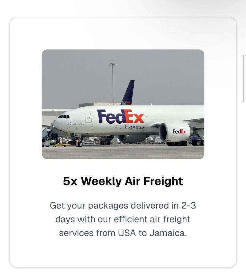 FedEx plane on tarmac