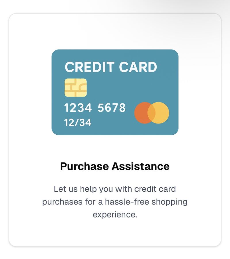 Credit card illustration